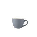 Genware Porcelain Grey Bowl Shaped Cup 9cl/ 3oz - Pack of 6
