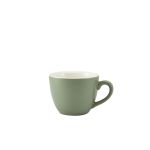 GenWare Porcelain Matt Sage Bowl Shaped Cup 9cl/ 3oz - Pack of 6