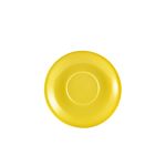 Genware Porcelain Yellow Saucer 16cm - Pack of 6