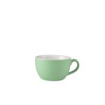 Genware Porcelain Green Bowl Shaped Cup 17.5cl/ 6oz - Pack of 6