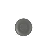 Genware Porcelain Matt Grey Saucer 12cm/ 4.75