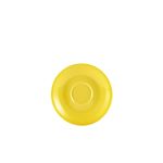 Genware Porcelain Yellow Saucer 12cm - Pack of 6