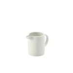 Genware Porcelain Solid Milk Jug 12cl/ 4oz - Pack of 6