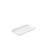 Genware Porcelain Rounded Rectangular Plate 19.5 x 10cm/ 7.75 x 4