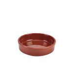 Genware Porcelain Terracotta Round Dish 13cm/ 5