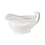 Genware Porcelain Sauce Boat 40cl/ 14oz - Pack of 6
