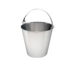 Swedish S/St. Bucket 12 Litre Graduated