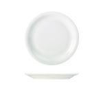 Genware Porcelain Narrow Rim Plate 22cm/ 8.5