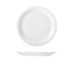 Genware Porcelain Narrow Rim Plate 24cm/ 9.25