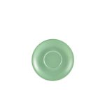 Genware Porcelain Green Saucer 13.5cm/ 5.25