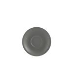 Genware Porcelain Matt Grey Saucer 13.5cm/ 5.25