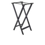 GenWare Black Wooden Tray Stand