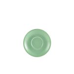 Genware Porcelain Green Saucer 12cm/ 4.75