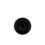Genware Porcelain Matt Black Saucer 12cm/ 4.75