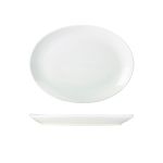 Genware Porcelain Oval Plate 31cm/ 12.25