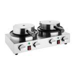 Buffalo Double Round Belgian Waffle Maker