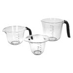 KitchenAid Measuring Jugs Black (3 Pack)
