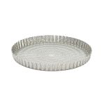 De Buyer Perforated Fluted Tart Mould With Removable Base 240x25mm