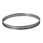 De Buyer Perforated Tart Ring Rolled Edge