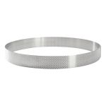 De Buyer Perforated Stainless Steel Straight Tart Ring