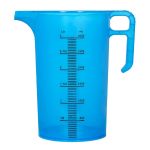 Pro-Measures Polypropylene Measuring Jug Blue 3Ltr