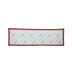 SYR Disposable Double Pocket Flat Mop - Red (50 Pack)