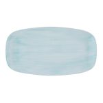 Churchill Stonecast Canvas Breeze Chef's Oblong Plates 350x187mm (6 pack)