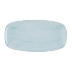 Churchill Stonecast Canvas Breeze Chefs Oblong Plates 288x152mm (12 pack)