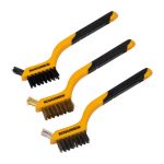 Roughneck Three Piece Mini Wire Grill Brush Set