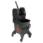 Jantex 21Ltr Tall Mop Bucket and Wringer - Red Print