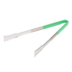 Vollrath Versagrip Tongs Flat Green 16''
