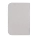 PME Side Scraper Stainless Steel Plain 126x88mm