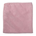 Rubbermaid Economy Microfibre Cloth Pink 400x400mm (24 pack)