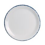 Steelite Blue Dapple Coupe Plates 152mm (12 Pack)
