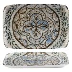 Mosaic Rectangular Platter 33 x 23cm / 13" x 9"
