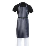 Whites Butchers Apron Stripe Blue