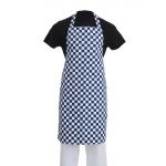 Whites Bib Apron Blue And White Check