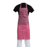 Whites Water Resistant Bib Apron Red And White Stripe