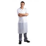 Whites Water Resistant Bib Apron White