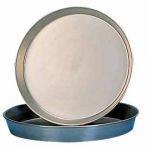 Black Iron Pizza Pan 12" Base x 1" Deep