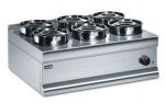 Lincat BS7 6 Round Pot Bain Marie - Dry Well