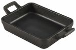 Mini Cast Iron Rectangular Dish 14x11x3cm - Pack of 6