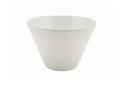 White Melamine Conical Buffet Bowls