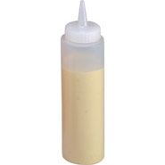 Clear Sauce Bottle 12oz