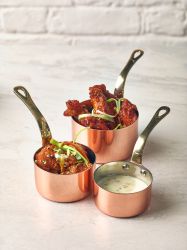 GenWare Mini Copper Sauce Pan 7.8 x 4.5cm - Pack of 6