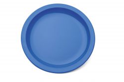 Harfield Polycarbonate Narrow Rim Coloured Plates 17cm (10 Pack)