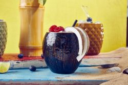 Genware Coconut Tiki Mug 50cl/ 17.5oz - Pack of 4