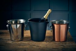 GenWare Metallic Black Wine Bucket