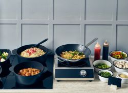 GenWare Non Stick Teflon Stainless Steel Wok 30cm