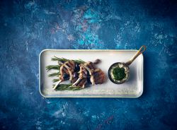 Terra Porcelain Seafoam Narrow Rectangular Platter 36 x 16.5cm - Pack of 3